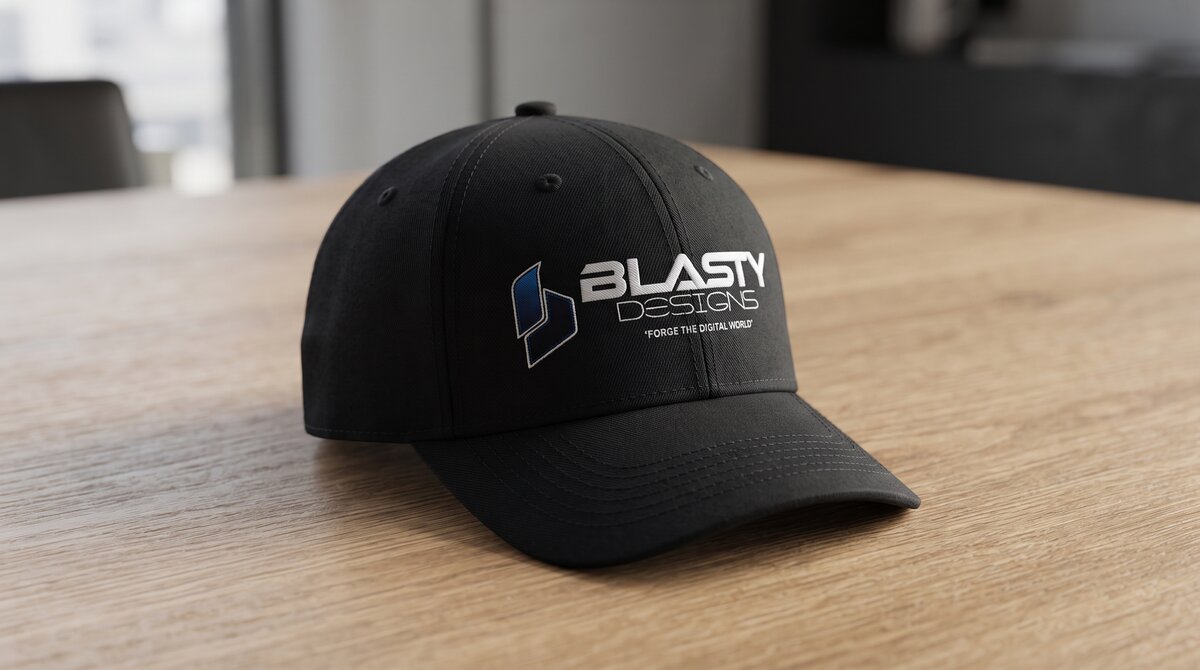 Blasty Designs branded cap