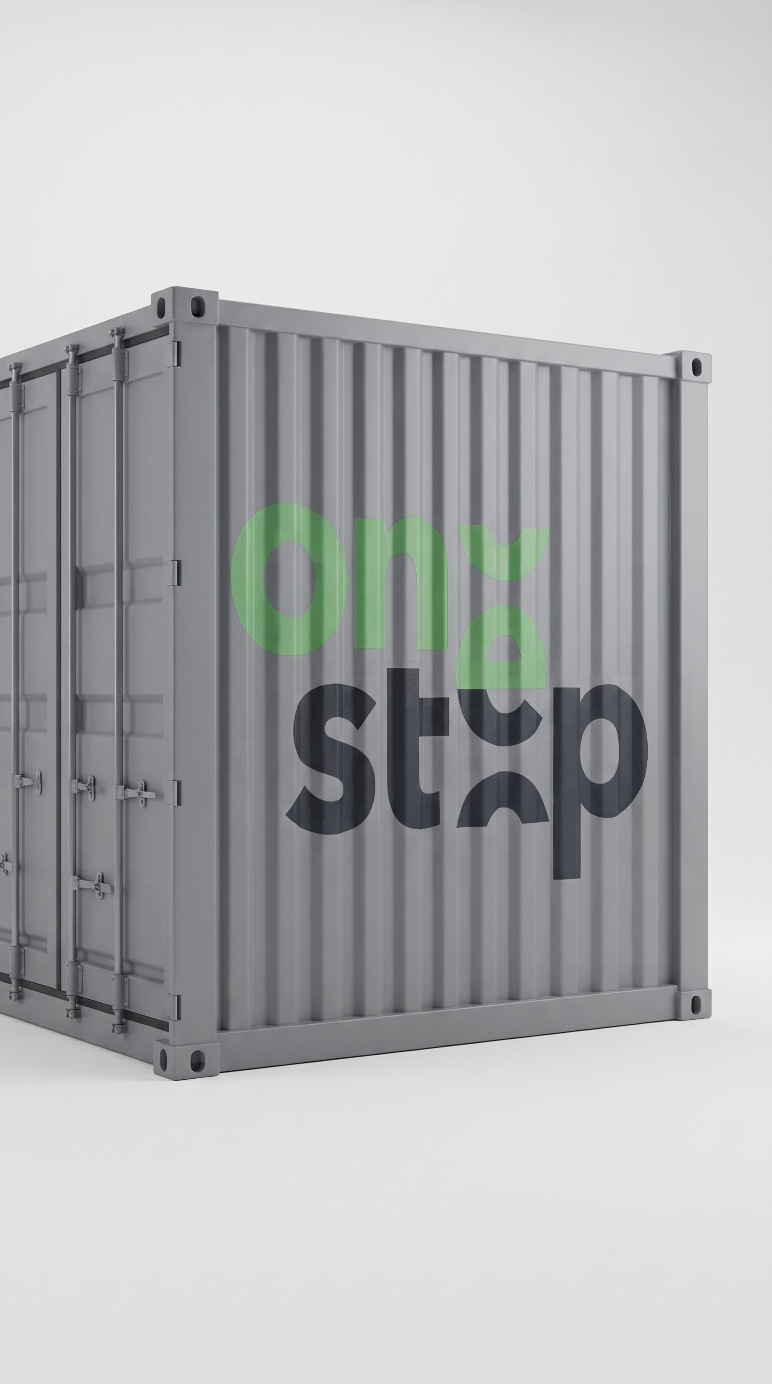 One Step shipping container branding