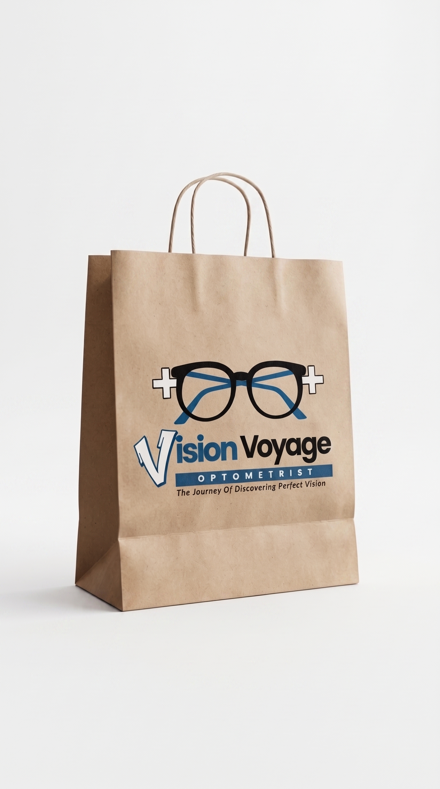 Vision Voyage branded paper carry bag