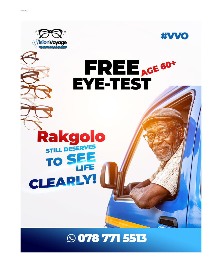 Vision Voyage poster - Free eye test for seniors